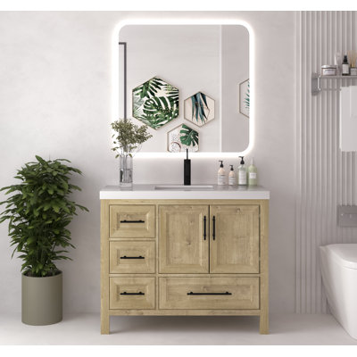 Ensemble de meuble-lavabo sur pied 42 po Vivian