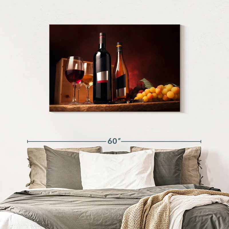Yarlin Wine On The Table, 30" H x 45" W