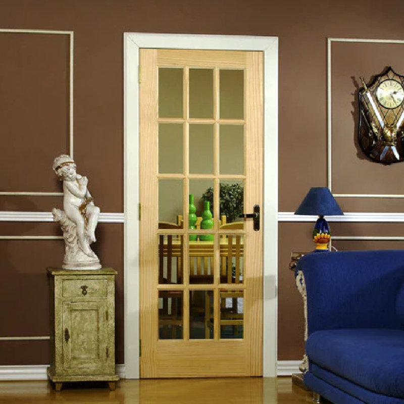Portes françaises en verre, 30 po x 80 po, Côté droit