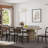 English Knotty Oak Double Pedestal Table