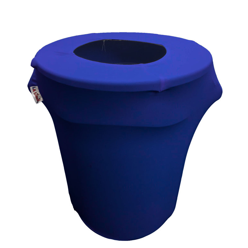Housse pour poubelle extensible en élasthanne, Bleu royal