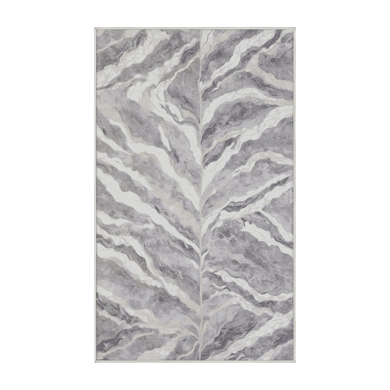 Tapis blanc soyeux et moelleux, Rectangle 5 pi x 7 pi