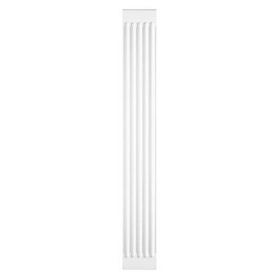 Polyuréthane haute densité, blanc apprêté H 78 po x l 10 5/8 po x P 1 1/8 po