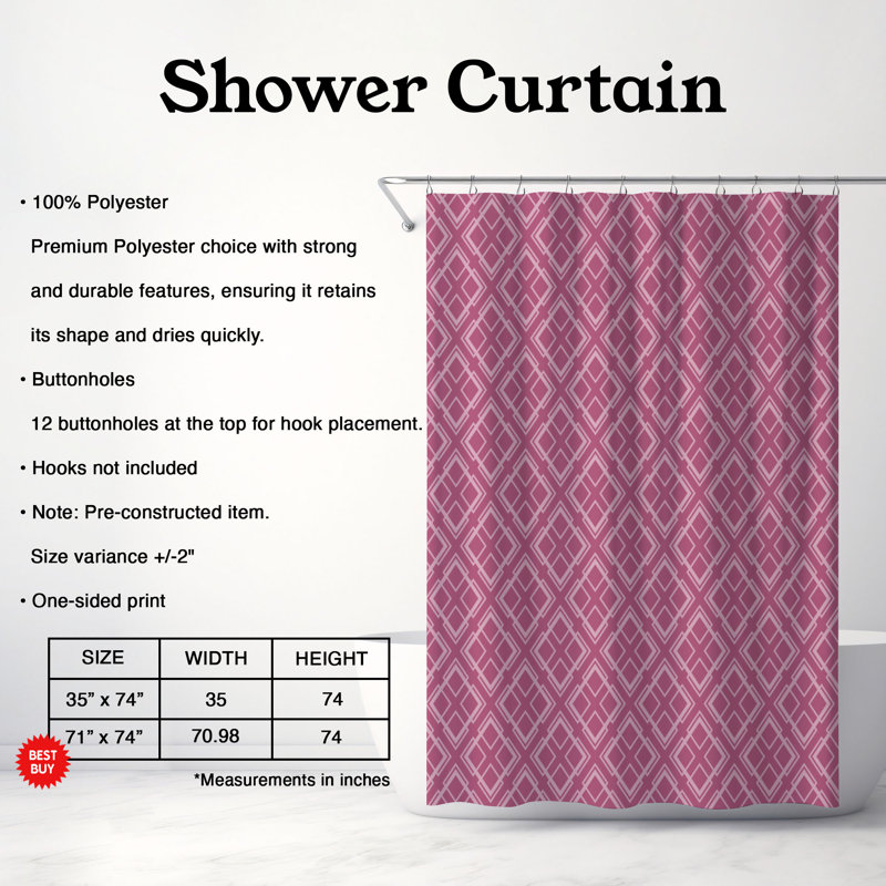 Ocean Tints - Premium Shower Curtain, 74"H x 71"W
