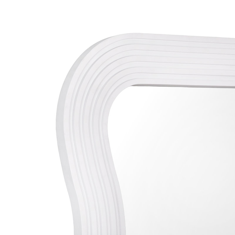 Rectangle Floor Mirror, White