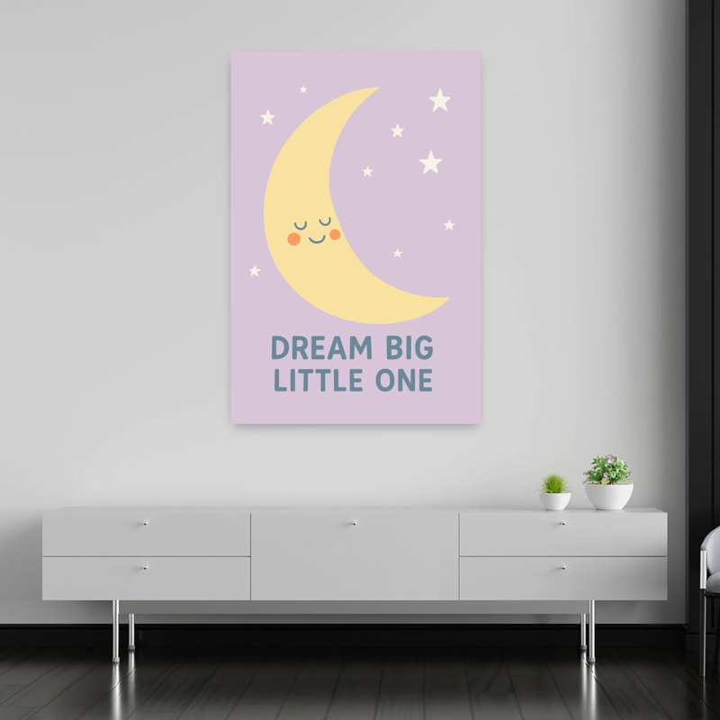 Moonlit Dreams Abstract Contemporary Landscape Nature Wall Art Print 1 Piece Wrapped Canvas Wall Art, 152.4cm H x 101.6cm W