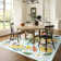 Large Oriental Floral Living Room Rug Washable Bedroom Rug Non-Slip Colorful Vintage Accent Floor Carpet For Home Decor
