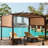 12' X 9' Outdoor Pergola Gazebo with Retractable Canopy Shades