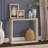 Osmond 36" Open Frame Console Table with Lower Shelf in Alder White | Transitional Entryway Table for Living Room or Hallway-117693060