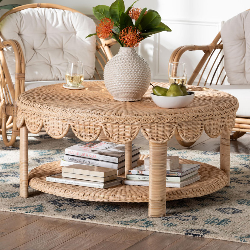 Table basse en rotin naturel Bali & Pari Latoya