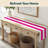 Fuchsia Striped Table Runner 72" x 12"-27798570-27778790
