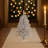 White Artificial Christmas Tree with Pre-Strung Lights