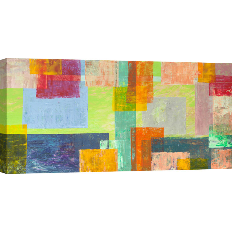 Kaleidos II 1 Piece Wrapped Canvas Wall Art, 35cm H x 70cm W x 4cm D