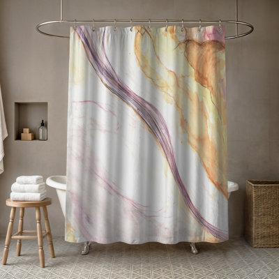 Rideau de douche simple Dejahnae