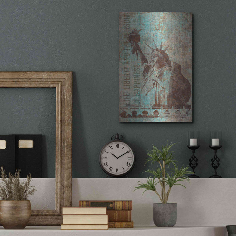 'Rusty Lady' by Andrea Haase, Metal Wall At,, 16" H x 12" W