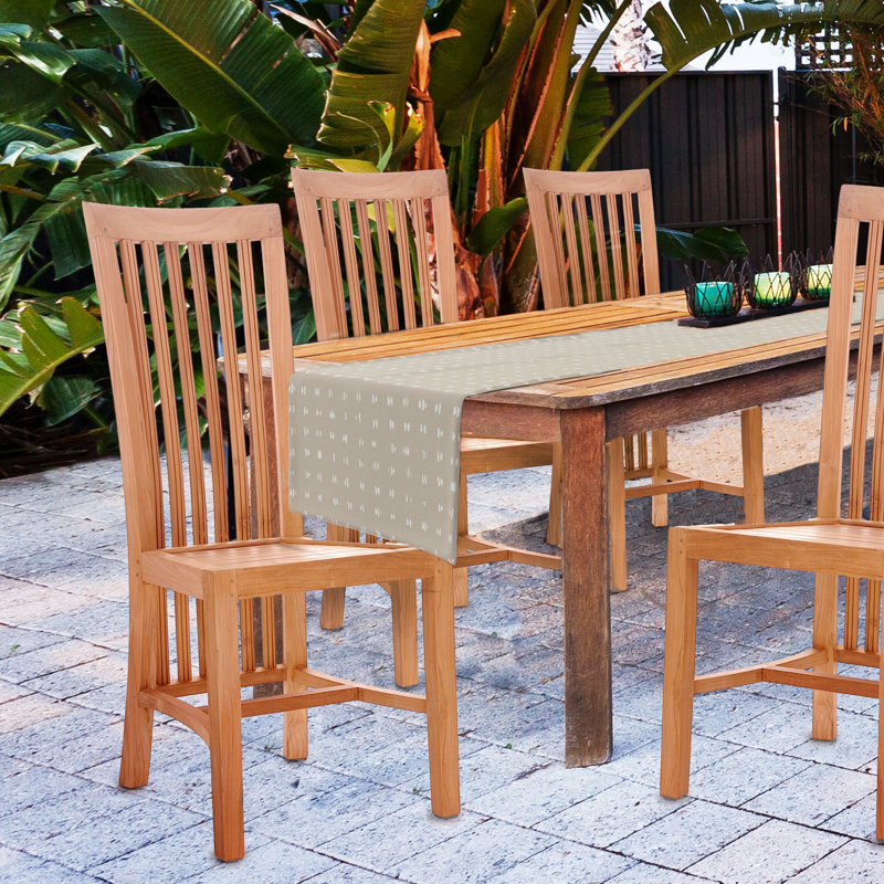 Clea Outdoor Teak Dining Side Chair