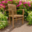 Stackable Outdoor Patio Dining Armchair