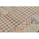 Moroccan Hand Knotted Geometric Area Rug
