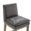 Tabouret de comptoir rembourré en cuir Bethea-115747922-115747924