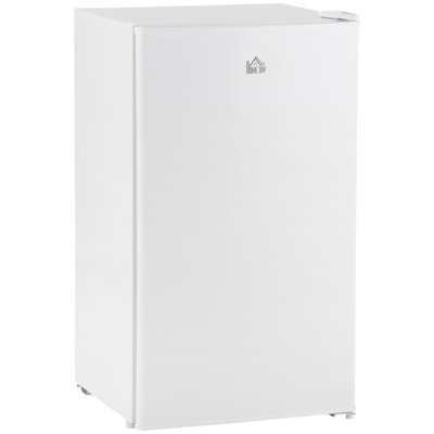 HOMCOM 3.2 Cu.Ft Mini Fridge With Freezer