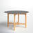 Angelou Round Glass Top with Solid Wood Base Dining Table-86595559