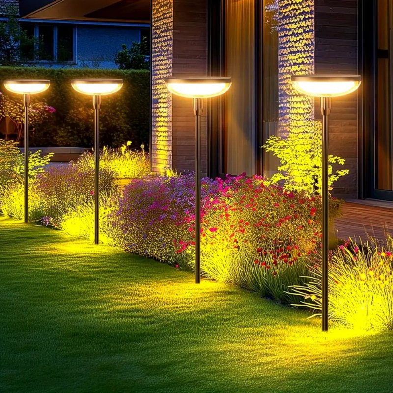 Solar Garden Lights, 6Pcs 40LM Bright Solar Lights Outdoor, Up To 14Hrs, 31" Tall Solar Pathway Lights Outdoor, Auto On/Off Outdoor Solar Lights For Yard Outside Patio Path Lawn