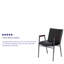 Chaise empilable robuste avec accoudoirs Aliya-200365597-200365596