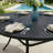 6-Person Outdoor Round Patio Dining Set With Swivel Chairs-974368257