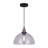 Massaoud 1 - Light Black/Gold Dome Pendant