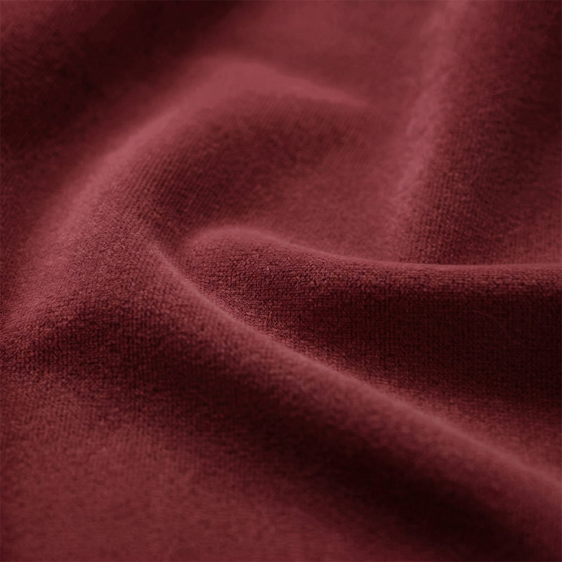 Banc rembourré Wagenen, Burgundy Velvet