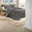 Comfortable Cotton Bedding Sets, Dark Grey, Oversized King For Home