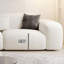 Coussin modulaire 118,11 po blanc 100% polyester