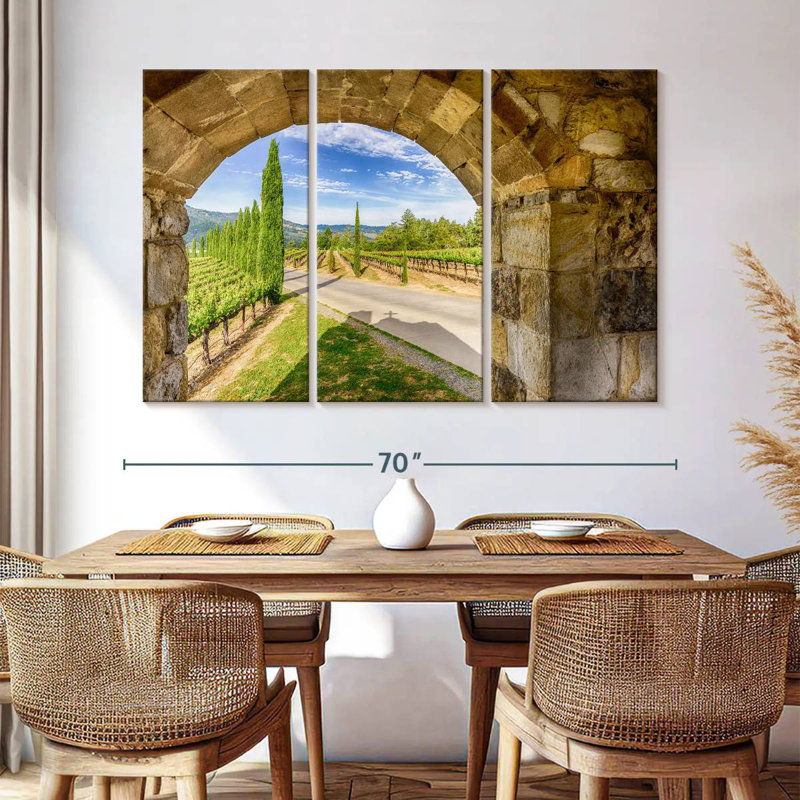 Alvord Winery In Napa, H 42 po x l 65 po