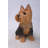 Sitting Yorkshire Terrier Dog Statue
