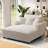 Adwin Oversized Modern Lounge Chaise Sofa Bed With Plush Faux Fur Upholstery And Pillow Set-1477598846