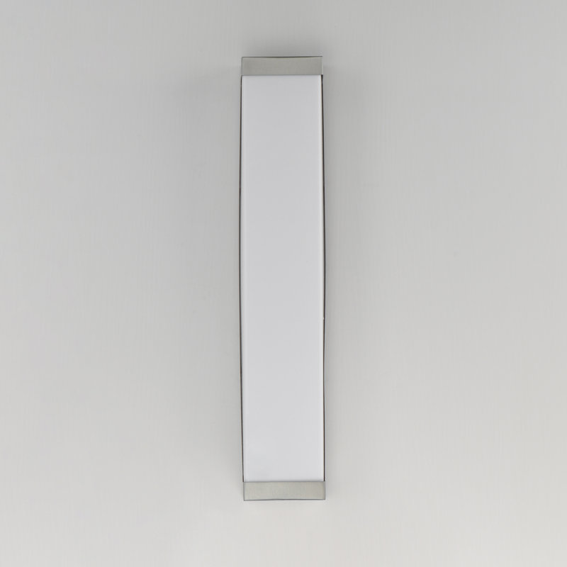 Tunnel mural d'extérieur, Aluminium brossé, H 26 po x l 5 po x P 4 po