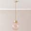 1 - Light Brushed Gold Pendant-2130606966
