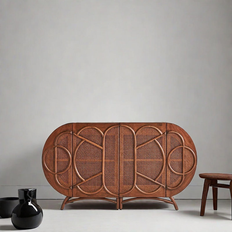 Buffet simple et élégant, Brun