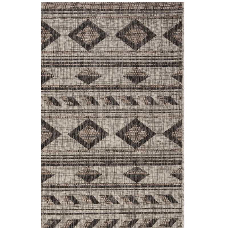 Tapis d'intérieur / extérieur à motif géométrique Amarien Performance, Tapis de couloir 2 pi x 8 pi