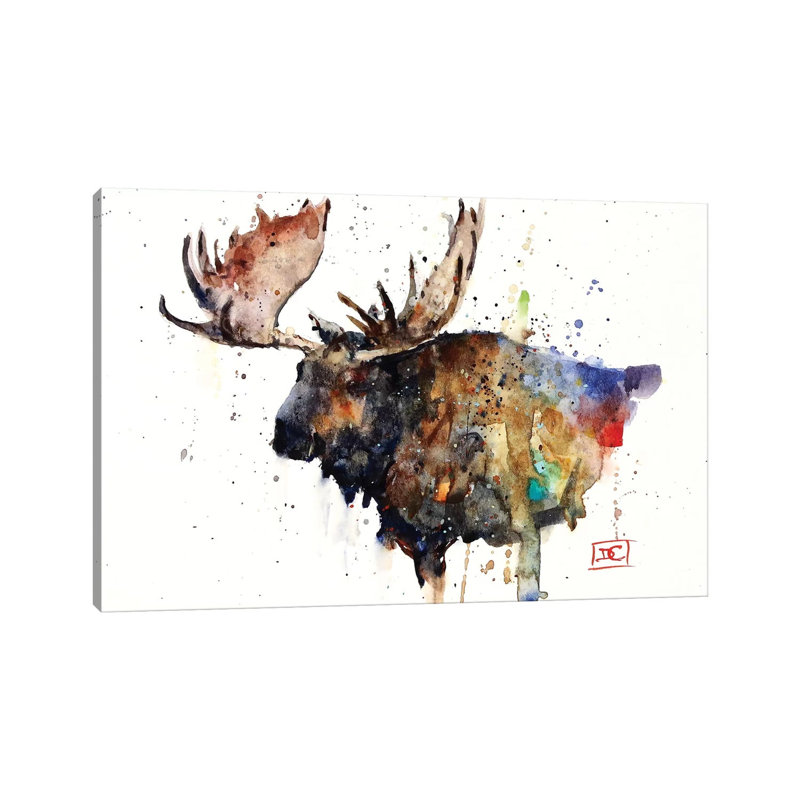 Northern Bull by Dean Crouser - Wrapped Canvas Painting