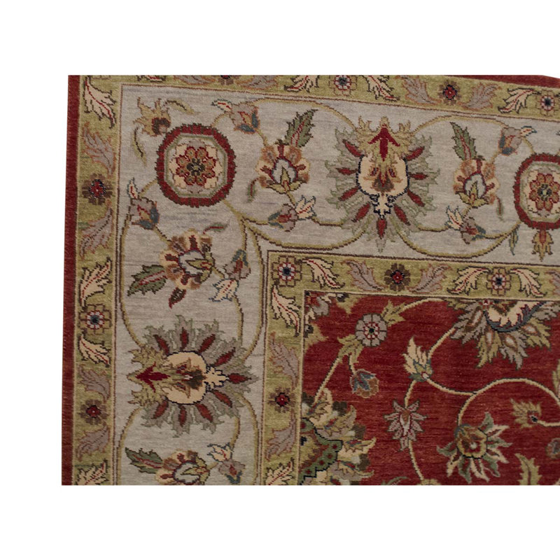 Wool Oriental Area Rug, Rectangle 8'11" x 11'11"