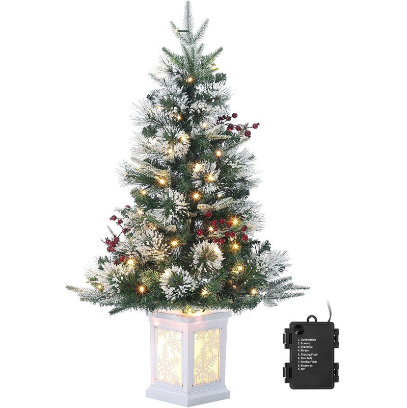 3' H Lighted Artificial Christmas Tree