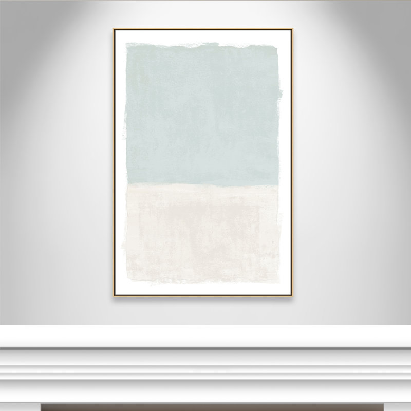 «Ocean Tides I Print» par Natalie Carpentieri, Flotteur naturel, L 41,5 po x H 61,5 po