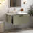 36" Wall-Mounted Floating Bathroom Vanity With Sink-1313387057