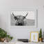 Mountain Cow - Single Picture Frame Print-996370162