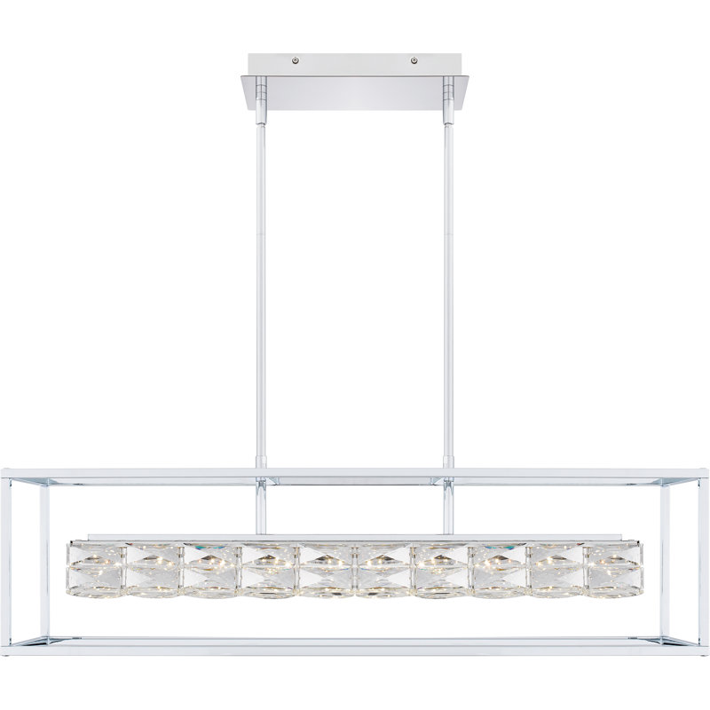 Krenare Integrated LED Polished Chrome Island Light