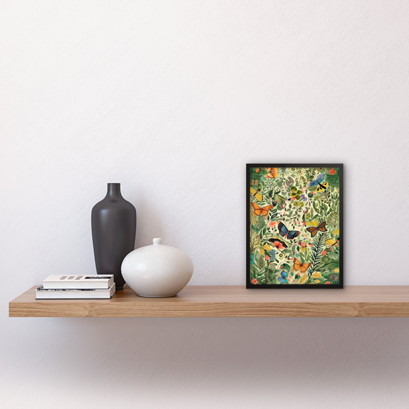 Woden Single Picture Frame Print