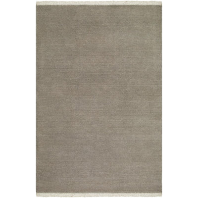 Clio Hand-Loomed Beige Wool Rug