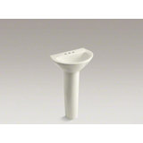 Parigi® Ceramic 20" Pedestal Bathroom Sink