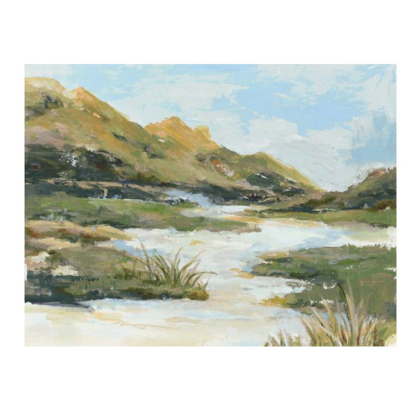 Autumn Brown Print by Sara Brown, Knife Gel, 24" H x 32" W